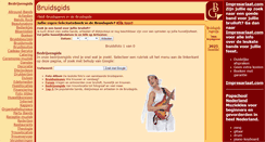Desktop Screenshot of bruidsgids.nl